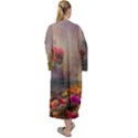 Floral Blossoms  Maxi Velvet Kimono View2