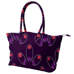 Petal Dot Seamless Pattern Canvas Shoulder Bag by Pakjumat