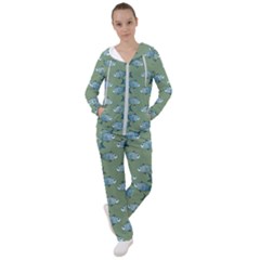 Fishes Pattern Background Women s Tracksuit