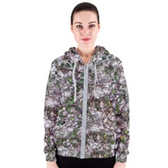 Climbing Plant At Outdoor Wall Women s Zipper Hoodie