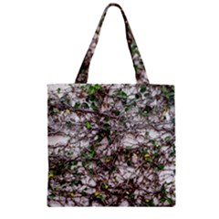 Climbing Plant At Outdoor Wall Zipper Grocery Tote Bag