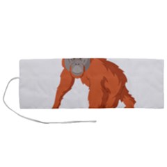Orangutan T-shirtwhite Look Calm Orangutan 07 T-shirt (1) Roll Up Canvas Pencil Holder (m) by EnriqueJohnson