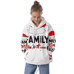 Family Christmas T- Shirt Family Christmas 2022 T- Shirt Kids  Oversized Hoodie by ZUXUMI