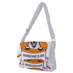 Bull Terrier T- Shirt Cute Bull Terrier T- Shirt Full Print Messenger Bag (m)