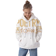 Poetry T-shirtif It Involves Coffee Poetry Poem Poet T-shirt Kids  Oversized Hoodie