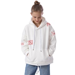 Funny Christmas Quote T- Shirt Sorry Santa Naughty Just Feels Too Nice Funny Christmas Quote T- Shir Kids  Oversized Hoodie by ZUXUMI