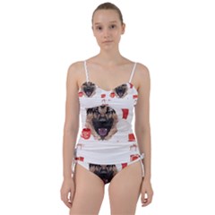 German Shepherd T- Shirt German Shepherd Merry Christmas T- Shirt Sweetheart Tankini Set by ZUXUMI