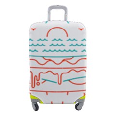 Burger T- Shirt Beach Burger T- Shirt Luggage Cover (small)