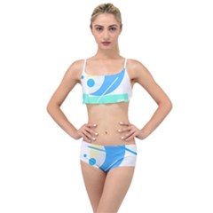 Abstract Art Design T- Shirt Abstract-1 T- Shirt Layered Top Bikini Set by EnriqueJohnson