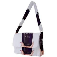 All You Need Is Love 2 Full Print Messenger Bag (l) by SychEva