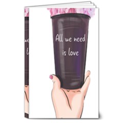 All You Need Is Love 2 8  X 10  Hardcover Notebook by SychEva