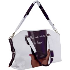 All You Need Is Love 1 Canvas Crossbody Bag by SychEva