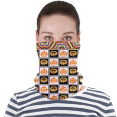 Lantern Chess Halloween Face Seamless Bandana (adult)