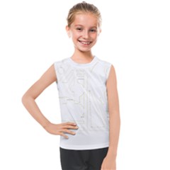 Abstract T- Shirt Model 31 T- Shirt Kids  Mesh Tank Top by EnriqueJohnson