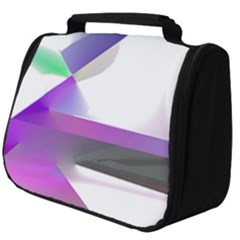 Abstract T- Shirt Purple Northern Lights Colorful Abstract T- Shirt Full Print Travel Pouch (big)