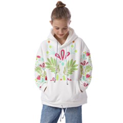 Batik T- Shirt Batik Flowers Pattern T- Shirt Kids  Oversized Hoodie by EnriqueJohnson