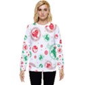 Merry Christmas Geometric Pattern Hidden Pocket Sweatshirt View1