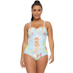 Bird Lover T- Shirtbird T- Shirt (13) Retro Full Coverage Swimsuit