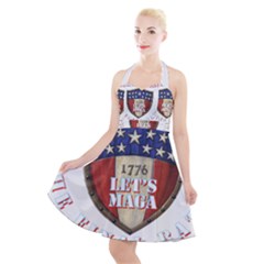 Trump 2024 The Final Battle Halter Party Swing Dress 