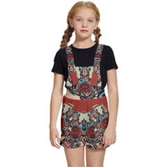 Skull Grateful Dead Phone Gratefuldead Kids  Short Overalls by Sarkoni