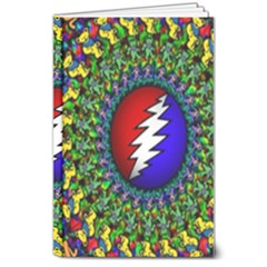 Grateful Dead 8  X 10  Hardcover Notebook by Sarkoni