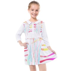 Flowers Lover T- Shirtflowers T- Shirt (4) Kids  Quarter Sleeve Shirt Dress