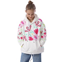 Flowers T- Shirt Batik Flower Pattern T- Shirt Kids  Oversized Hoodie by EnriqueJohnson