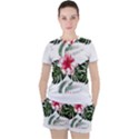 Hawaii T- Shirt Hawaii Florida Creative T- Shirt Women s T-Shirt and Shorts Set View1