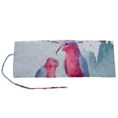 Watercolor Parrot Roll Up Canvas Pencil Holder (s) by SychEva