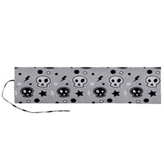 Skull-pattern- Roll Up Canvas Pencil Holder (l) by Ket1n9
