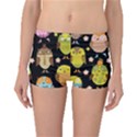 Cute Owls Pattern Boyleg Bikini Bottoms View1