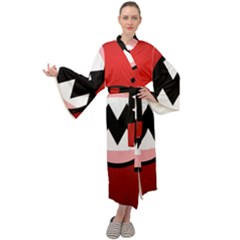 Funny Angry Maxi Velvet Kimono by Ket1n9