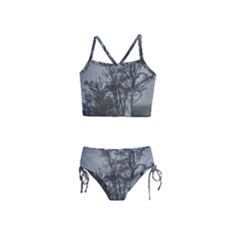 Nature s Resilience: Tierra Del Fuego Forest, Argentina Girls  Tankini Swimsuit by dflcprintsclothing