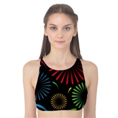 Fireworks With Star Vector Tank Bikini Top by Ket1n9