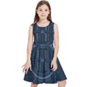 Minimalistic Knowledge Mathematics Trigonometry Kids  Skater Dress View1