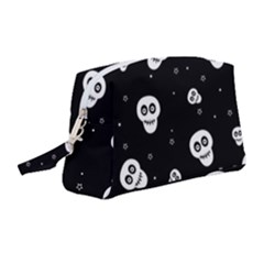 Skull Pattern Wristlet Pouch Bag (medium)