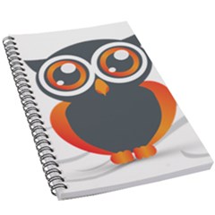 Owl Logo 5 5  X 8 5  Notebook by Ket1n9