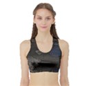 World Map Sports Bra with Border View1