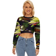 Bright Peppers Lightweight Long Sleeve Sweatshirt by Ket1n9