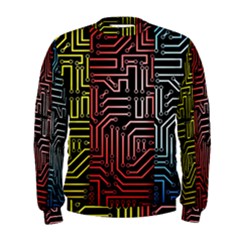 Circuit Board Seamless Patterns Set Men s Sweatshirt by Ket1n9