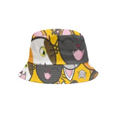 Cats-cute-kitty-kitties-kitten Inside Out Bucket Hat (kids) by Ket1n9