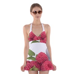 Fruit-healthy-vitamin-vegan Halter Dress Swimsuit  by Ket1n9