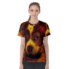 Cute 3d Dog Women s Cotton T-shirt