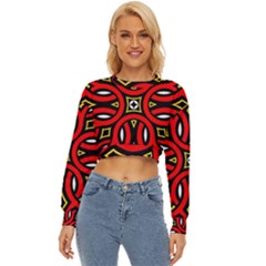 Traditional Art Pattern Lightweight Long Sleeve Sweatshirt by Ket1n9