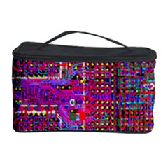 Technology Circuit Board Layout Pattern Cosmetic Storage Case by Ket1n9