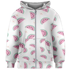 Watermelon Wallpapers  Creative Illustration And Patterns Kids  Zipper Hoodie Without Drawstring by Ket1n9