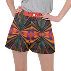 Casanova Abstract Art-colors Cool Druffix Flower Freaky Trippy Women s Ripstop Shorts