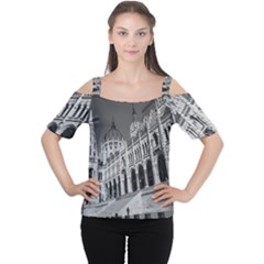 Architecture-parliament-landmark Cutout Shoulder T-shirt