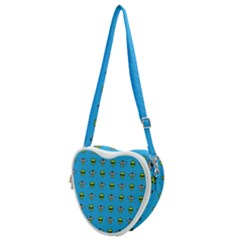 Alien Pattern Heart Shoulder Bag by Ket1n9