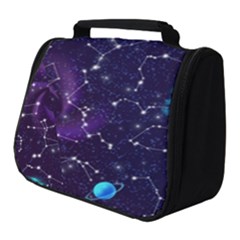 Realistic-night-sky-poster-with-constellations Full Print Travel Pouch (small)